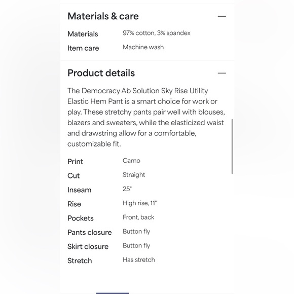 Absolutions camouflage pants - Picture 9 of 9